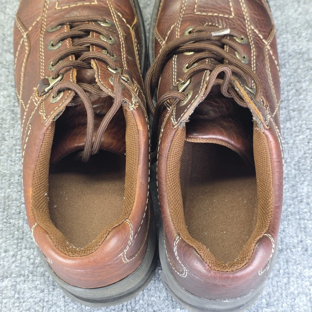 Vintage Y2K GBX Leather Chunky Shoes Boots Goth Lace Up US Mens 12